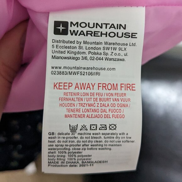 Mountain Warehouse - Navy Padded Gilet w/ Stars/Moon Print - Size 3-4 - Picture 6 of 6